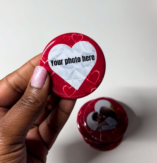 Custom Valentines magnets(round)