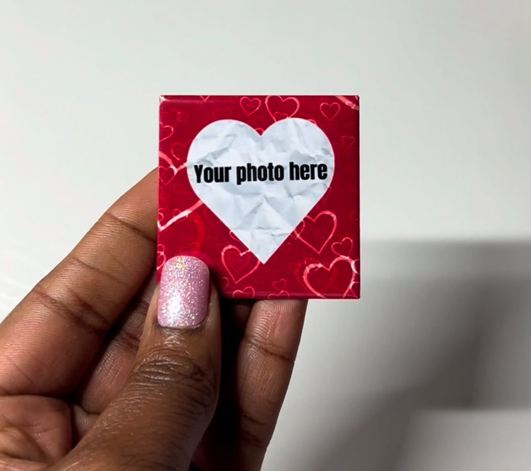 Custom Valentine magnets(square)