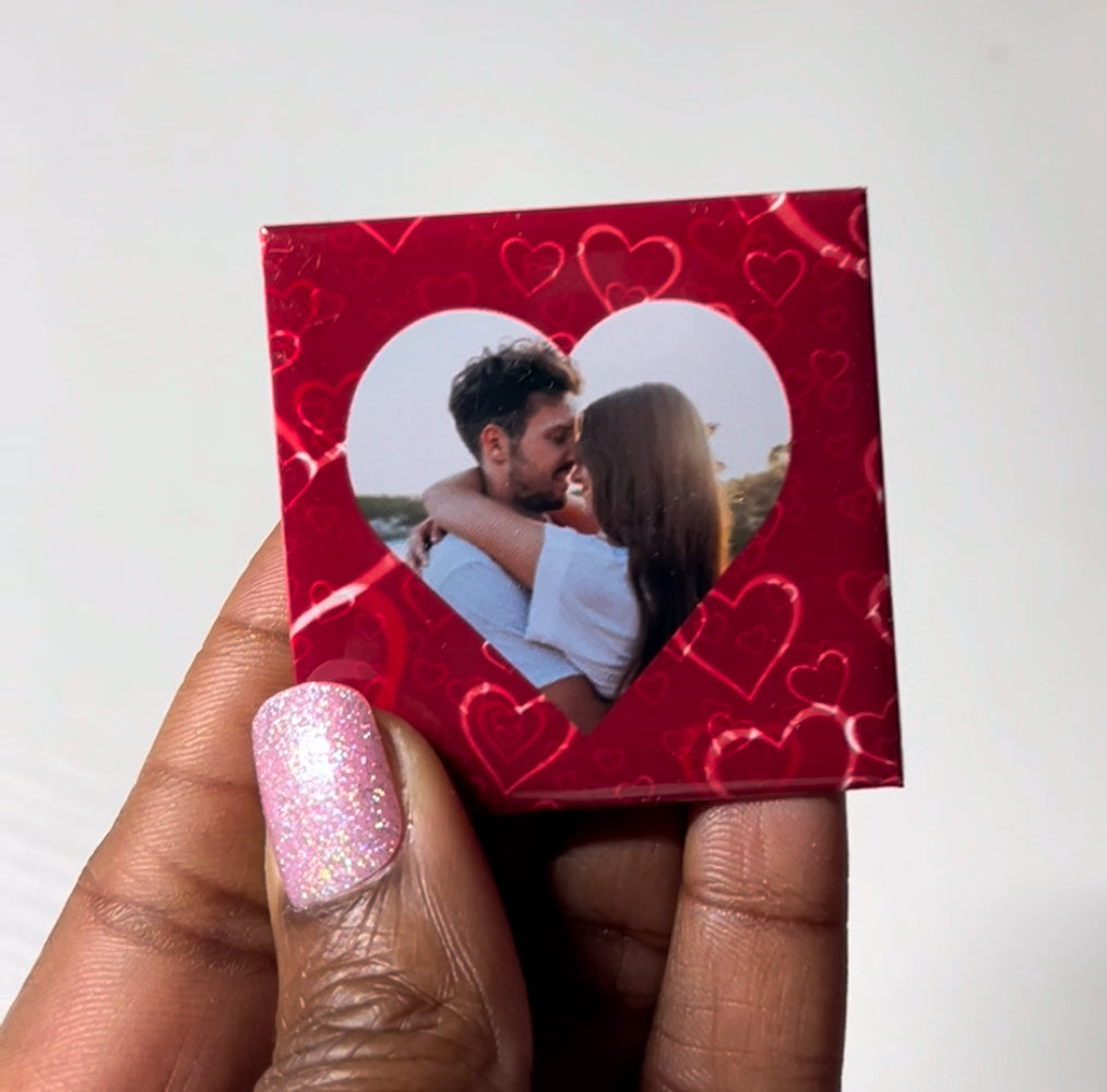 Custom Valentine magnets(square)